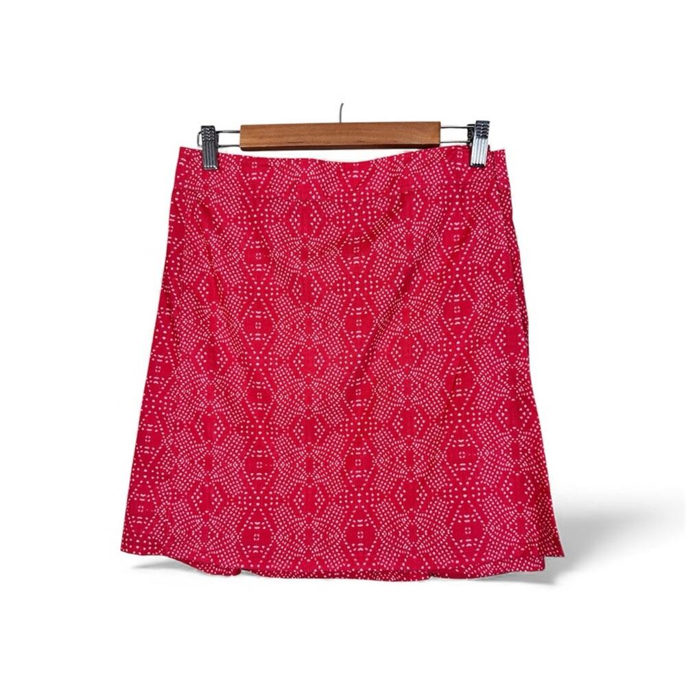 RipSkirt Red Wrap Mini Skirt Womens S Beach Coverup Vacation Summer